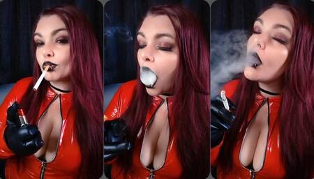 Smoking Lesson: Long drags and snap inahles