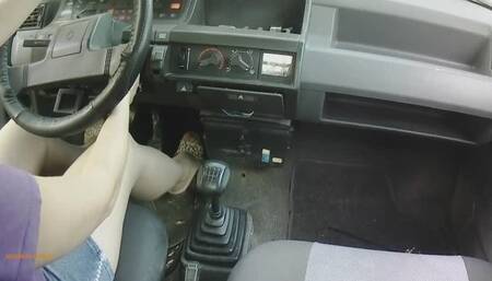 Pedal Pumping cranking Mules nylon