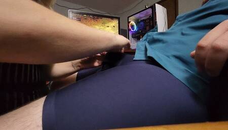 Lingerie Temptation: Sucking, Riding, and a Messy Facial Finish