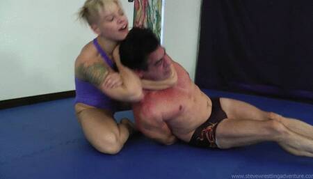 AVA SIMONE - SADISTIC SQUEEZE ! - HEADLOCK & RNC HOLD