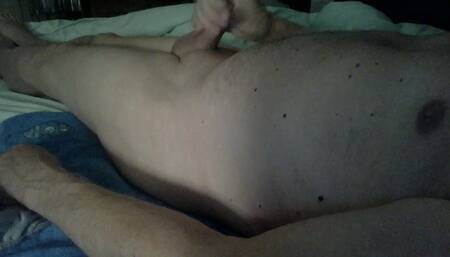 Old Man Handjob in Bed