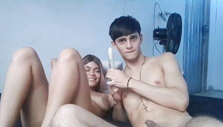 I Masturbate My Big Ass Brunette Girlfriend and We End up Fucking - Valentinahot10