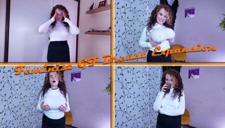 Feminist Girlfriend's Breast Expansion