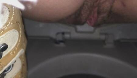 My craziest video - risky taking video of pee in the airplane