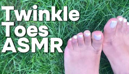 Twinkle Toes ASMR | Ebony Goddess Feet | Toe Scrunching & Sole Worship