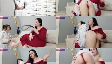 DISCIPLINING REBELLIOUS HIGH SCHOOL - GODDESS LETICIA MILLER & CUTE GIRL LUNY( TEEN 18 OUR 19) EXCLUSIVE LM VIDEOS AUGUST 2024 - CLIP 1