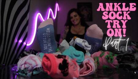 Ankle Sock Try On Part 1