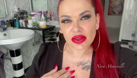 Luxury diva versus stupid paying cock