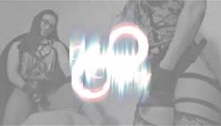 Spit roast with Mistress Lith on single pathetic submissive