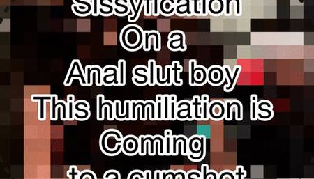 sissyfication on a slutboy he needs anal training and cbt