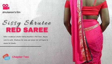 Sissy Shrutee Chapter 2 - Solo Indian Trans in Saree