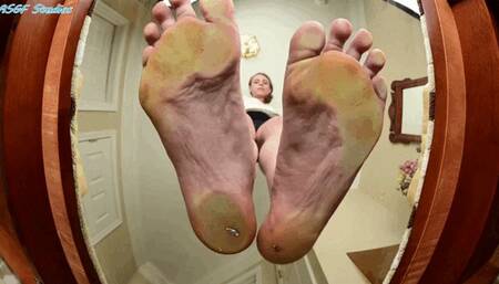 Funky foot girls filthy bare feet crush!! Pt 3 - MOV