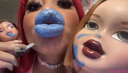 RubyDollLipz's Larger Lips+Doll Head Kisses #30