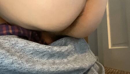 Farts before a big toilet dump