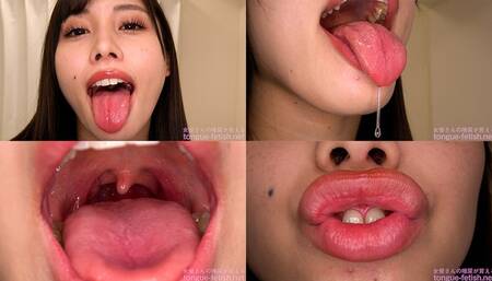 Mai Arisu - Erotic Long Tongue and Mouth Showing - 1080p