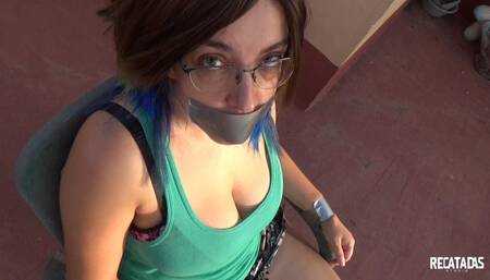 Lady Susurro, surprised on the rooftop! (1080p)