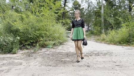 ANASTASYA HIGH HEELS PANTYHOSE REVVING MAKEUP_4K HDR DOLBY VISION_25 MIN__