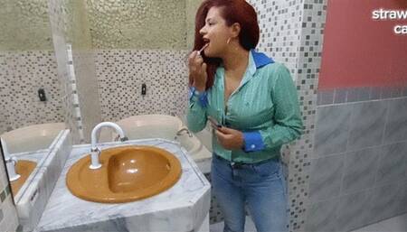 Invisible energy pushed me into the bathtub