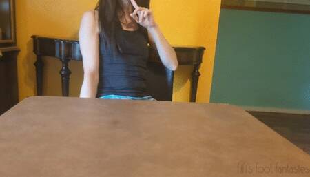 Fifi confronts you about why you stopped buying content and dominates both you and your girlfriend into buying more *new* replay