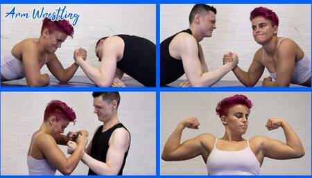 PXC2: Arm Wrestling - Blazer vs Lila (5 Match Series)
