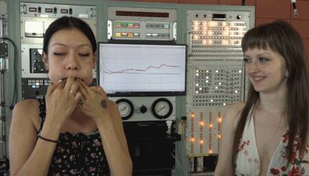 Mia and Her Ravenous Friend Test Their Cheek Capacity (MP4 - 720p)