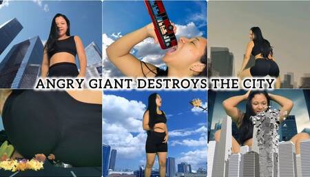 angry giant destroys his friend for making laugh