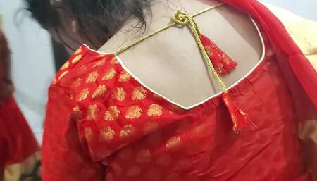 Bhabi with Saree Red Hot Neighbours Wife
