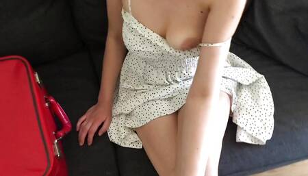 Innocent Girl Roughly Face Fucked at Audition