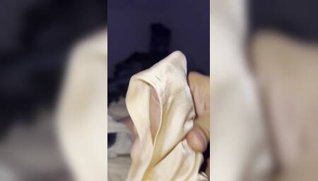 Cum in Extremly Pussy Juice Panties From Teacher