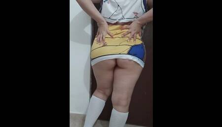 Otaku Teen Plays with Her Pussy After Watching Hentai