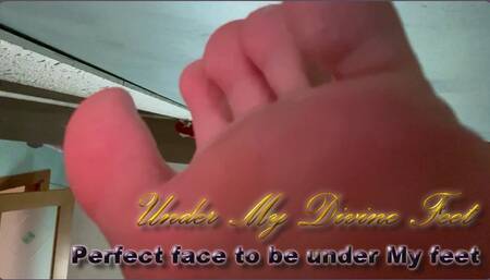 Perfect face to be under My feet
