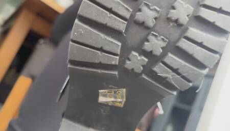 Lick the soles of my patent leather boots, do not stop until I say