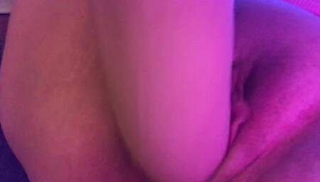 Big Dildo Stretching My Tight Pussy Out