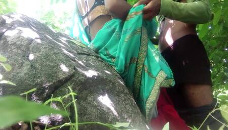 Today Afternoon, Bhabhi in Law Called Devr in Law to the Jungle and Fucked Her Slowly Slowly.