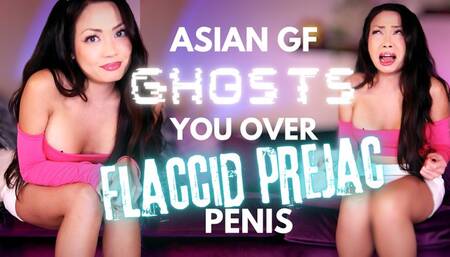 Asian Girlfriend Ghosts you over Flaccid Prejac Penis