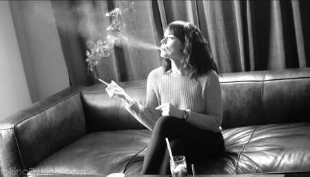 Smoking Erotica - Ivy Ireland - Smoking in two scenes plus a little HJ in 4K 60fps