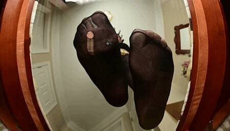 Sexy Rican pantyhose crush! Pt 2 - MOV