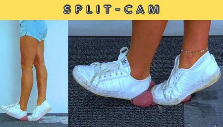 Cum Under My Dirty Adidas Nizzas - Split Cam - AmbersCBT - 77SPC