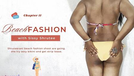 Beach Fashion Chapter 2 - Solo Indian Trans in Bikini