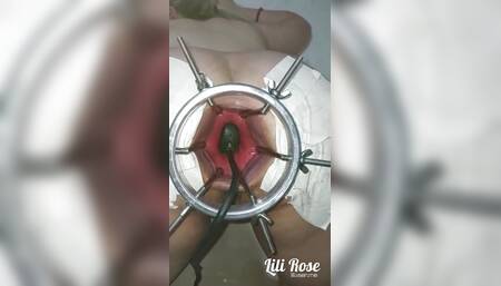 Sticking the Huge Dildo in My Broken Ass