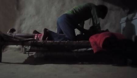 Indian Desi Bhabhi and Young Boy Fast Time Morning Time Fucking Desi Look