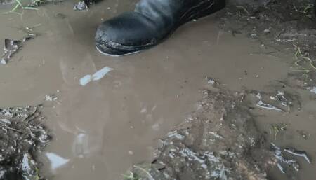 Drink the muddy puddle water from my boots, I also include some spit for you