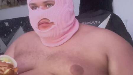 Late night Sheetz Eating Video and Belly Play