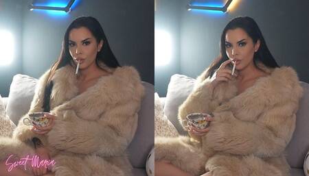 Smoke tricks in a fur coat ~ Sweet Maria