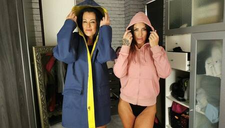 Hooded, Mouthstuffing, Wrap Gag Fun for Danni & Charlie MOV version