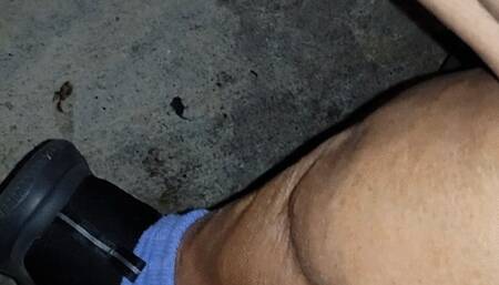 Tempest waiting at bus stop