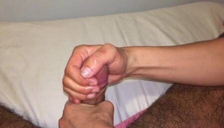 We Made Each Other Orgasms - Handjob Cum and Dildo Squirt