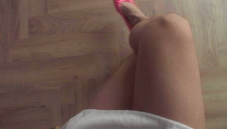 Coral Pink Ballet Flats