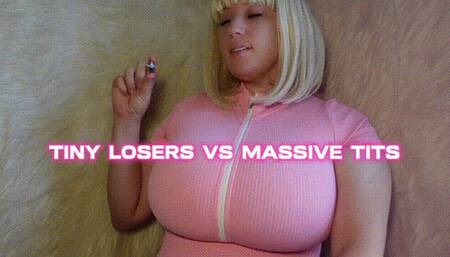 Mean Giantess Devours A Tiny Man With Her Massive Triple G Tits | Spit Verbal Humiliation Cleavage Tit Worship Ass Destruction