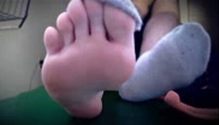 Foot Fetish Foot Worship Running shoes, socks and barefoot